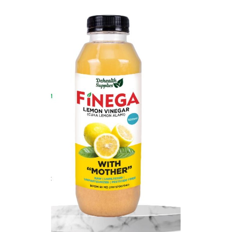 

Vinega Apple Lemon Cider Vinegar (With The Mother) 500Ml
