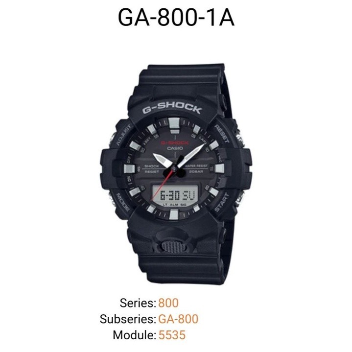 BEZEL G-SHOCK GA-800-1A GA 800 FIT GBA 800 CASIO