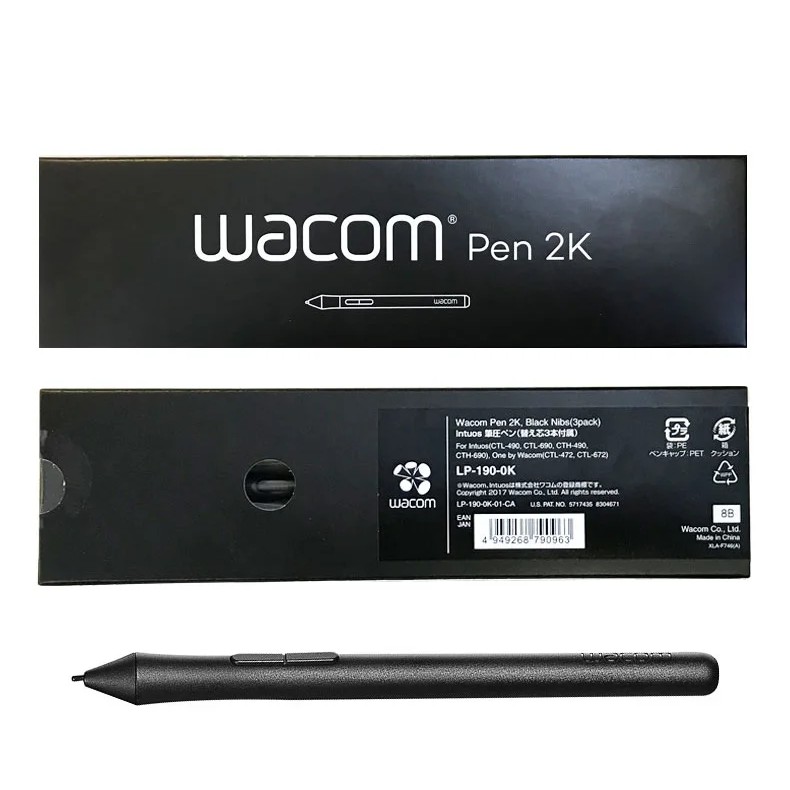 

Wacom Pen Lp-190 2K Pressure Stylus Pen Drawing Tablets For Wacom Intuos Cth-490 / 690 Ctl-490 / 690