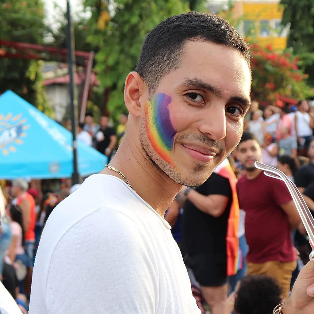 

6 Color Washable Rainbow Face Body Painting Crayon Pen Pride Day Celebrations Party Stage Makeup Art