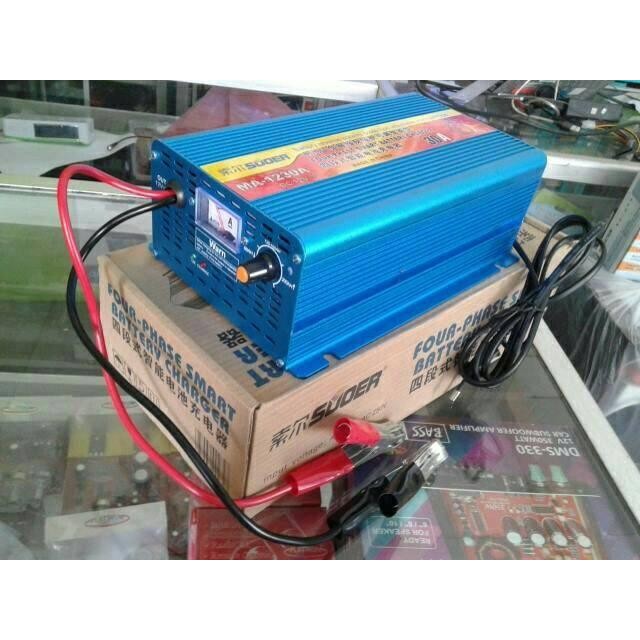 Charger Aki Otomatis 30A 12V - Charger Aki Motor,Mobil,Truck Dll