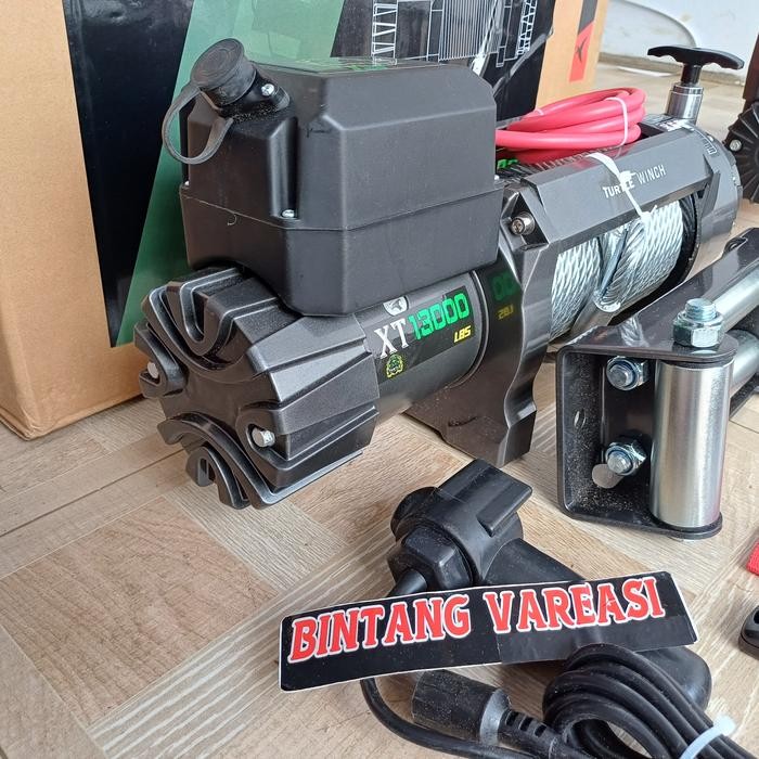 WINCH TURTLE WINCH 13000 LBS TALI BAJA 6,6 TON FULLSET 12 VOL
