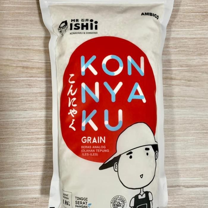 

BERAS SHIRATAKI KONYAKU RICE DIET KETO DEBM 1 KG