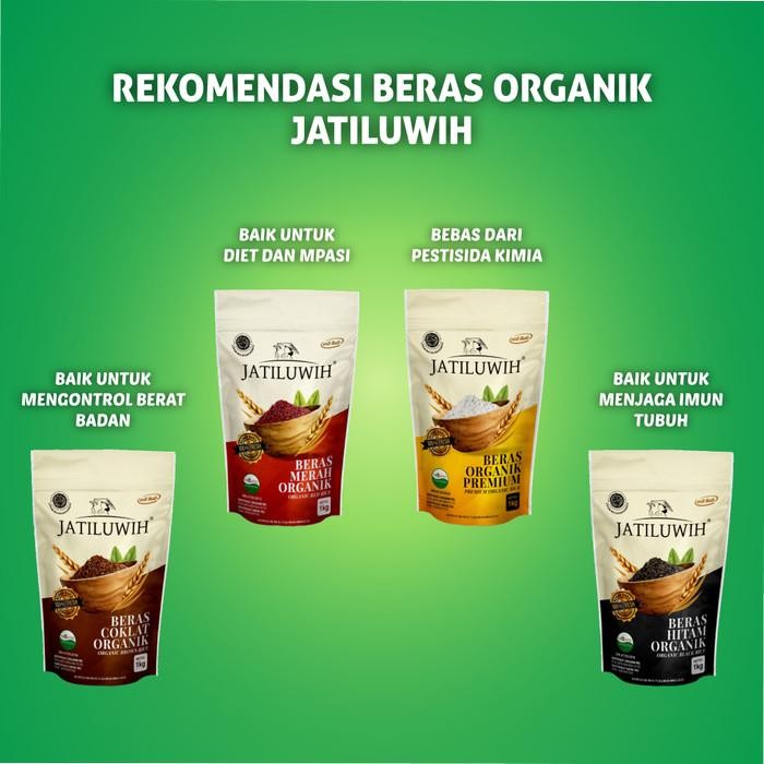

JATILUWIH ORGANIC RICE BERAS ORGANIK BERAS HITAM - PAKET 2 X 1 KG