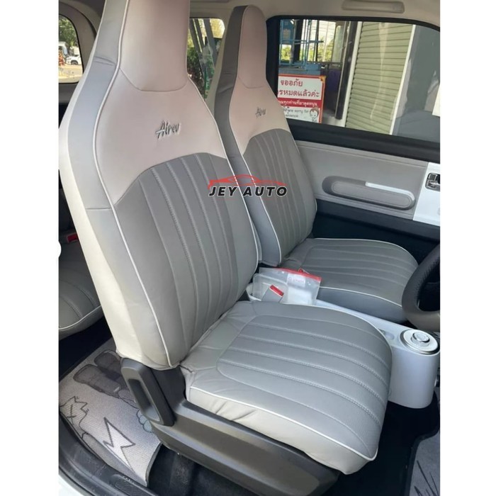 Sarung Jok Wuling Air Ev Bahan Kulit / Cover Jok Air Ev Premium