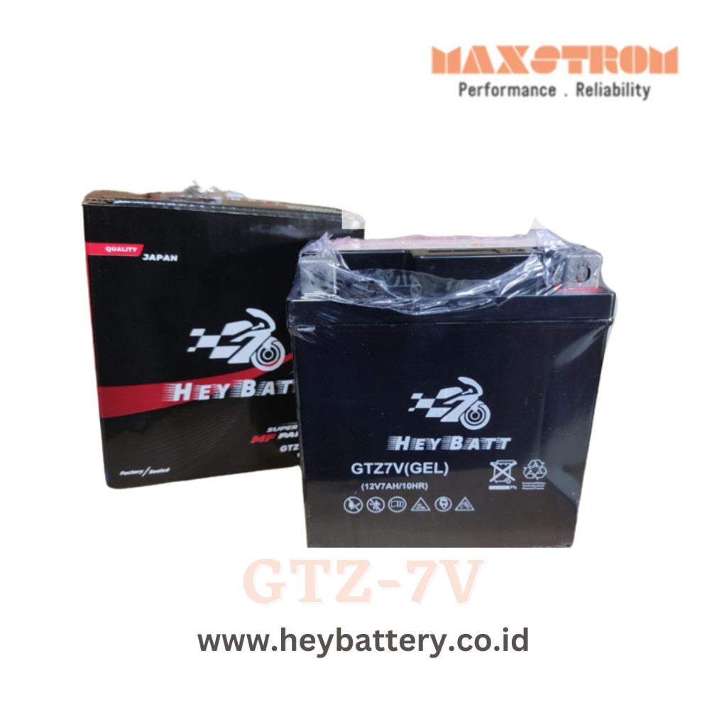Yukngegas Aki Motor Heybatt Gtz-7V Gel (Untuk Motor Nmax )