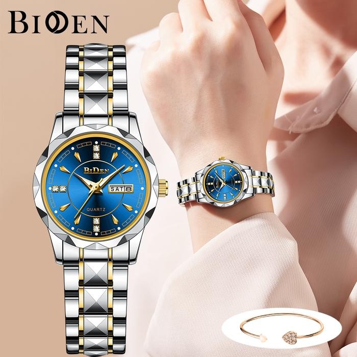 Femmora- Biden Jam Tangan Wanita Anti Air Original Terbaru Asli Besi Tahan Jam