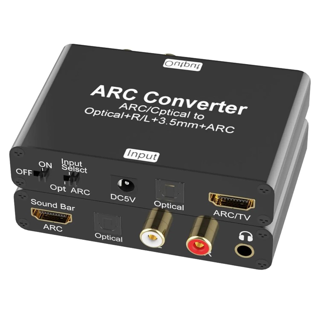 192Khz ARC Audio extractor HDMI ARC Return Extractor DAC Converter ARC SPDIF Optical to Optical 3.5m