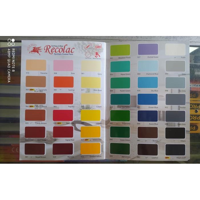 Auradeko Cat Minyak Kuda Terbang Recolac 1Kg Cat Besi Cat Minyak Kuda Terbang