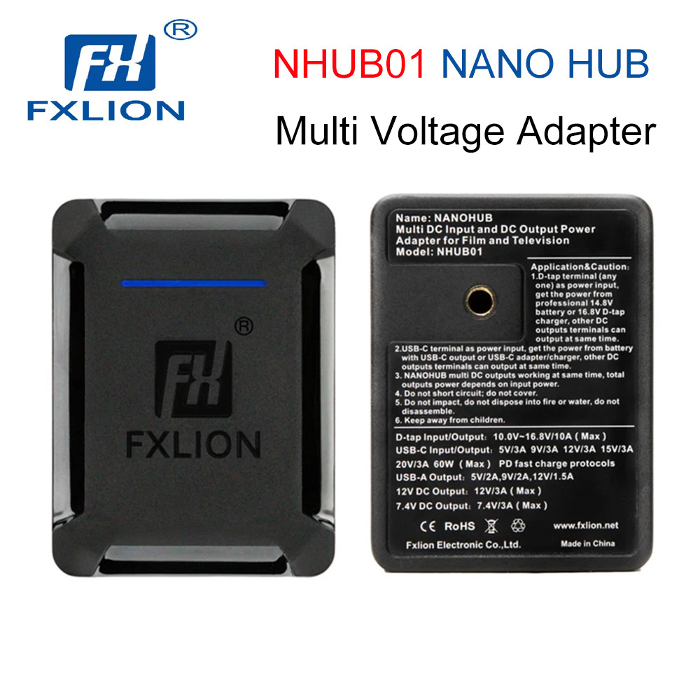 FXLION NHUB01 NANO HUB – Multi Voltage Adapter