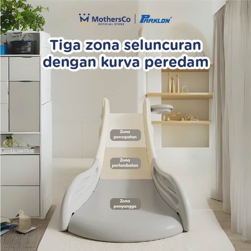 Parklon / Bingo Mainan Anak Perosotan Lipat Anak Car Slide Ring Basket + Bola Seluncuran Perosotan