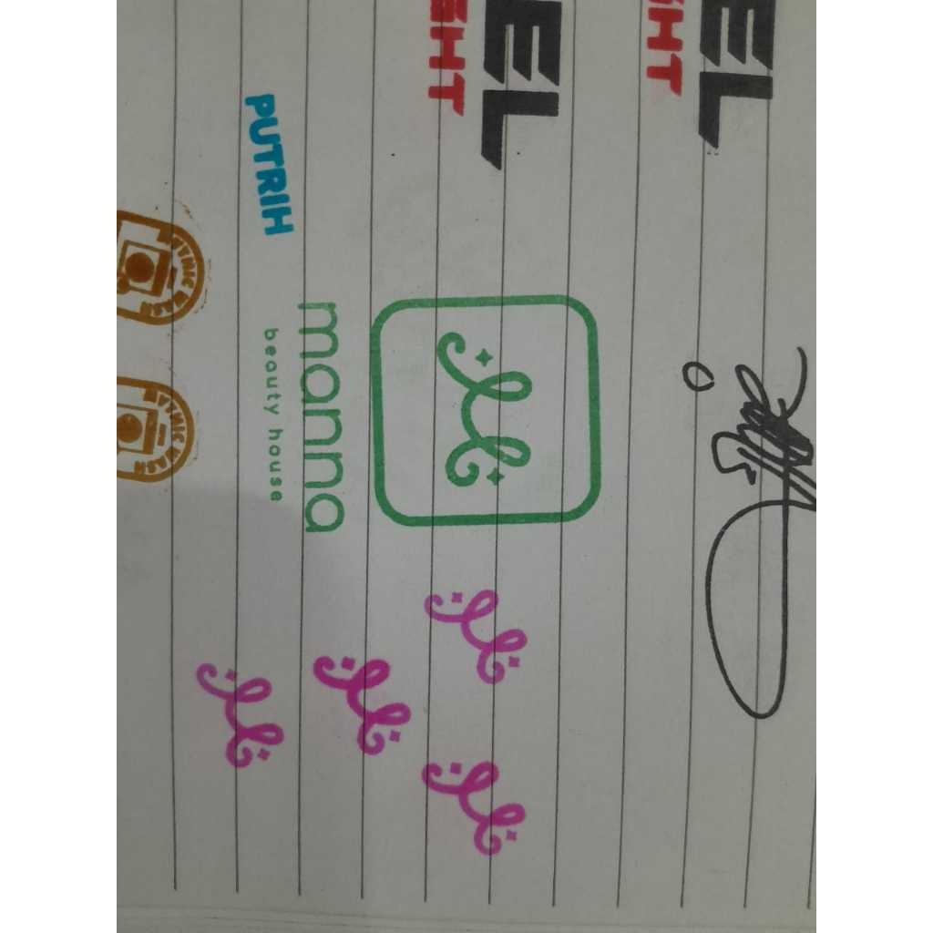 

[READY] Stempel Custom Otomatis Bulat 3,5 CM - Stempel Flash - Free Custom Design