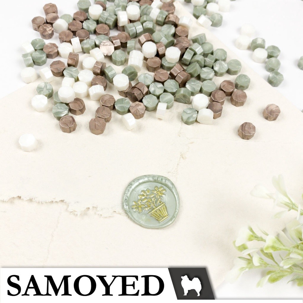 

[READY] SAMOYED WXBD-35 Lilin Segel / Stempel Surat / Undangan / Seal / Sealing Wax Beads Metallic /