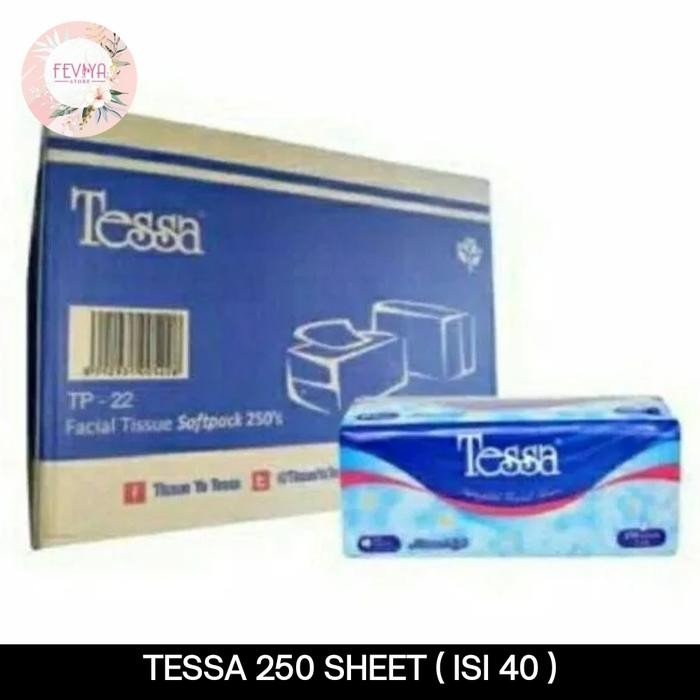 GOJEK/ GRAB TISSUE TESSA 250 SHEET TP 22 1 DUS ( ISI 40PC)