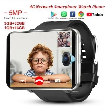 DM100 4G 2.86 Inch Screen Smart Watch Android 7.1 OS Phone 3 GB 32GB