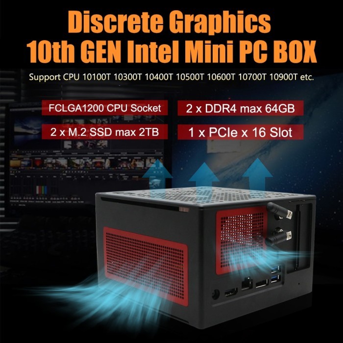 Eglobal DIY Gaming PC Intel Core 10th i7 10700T i9 10900T Desktop CPU