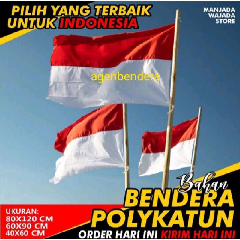 BENDERA MERAH PUTIH 180x120