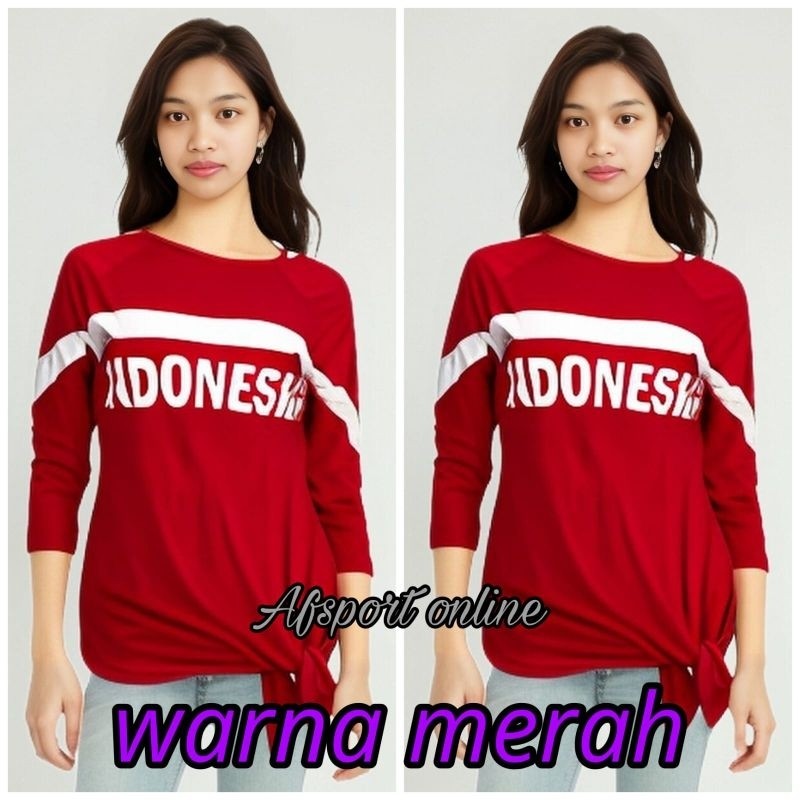 kaos merah putih spesial 17 agustus bisa buat seragaman