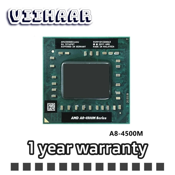 AMD A8-Series A8-4500M A8 4500M 1.9 GHz Quad-Core Quad-Thread CPU