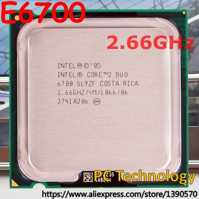 Original Intel Core 2 Duo E6700 Socket 775 processor CPU 2.66GHz 4M