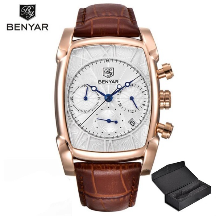 Relogio Masculino Mens Watches Top Luxury Brand BENYAR Chronograph