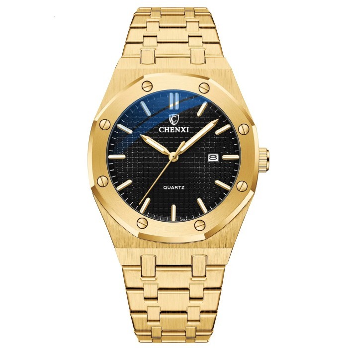 Top Brand Men Golden Watches Royal 3ATM Waterproof Stainless Fashion