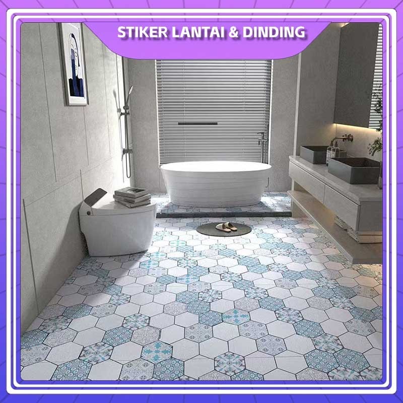 baru stiker lantai kamar mandi anti selip wallpaper kamar mandi tahan air stiker lantai pvc tahan