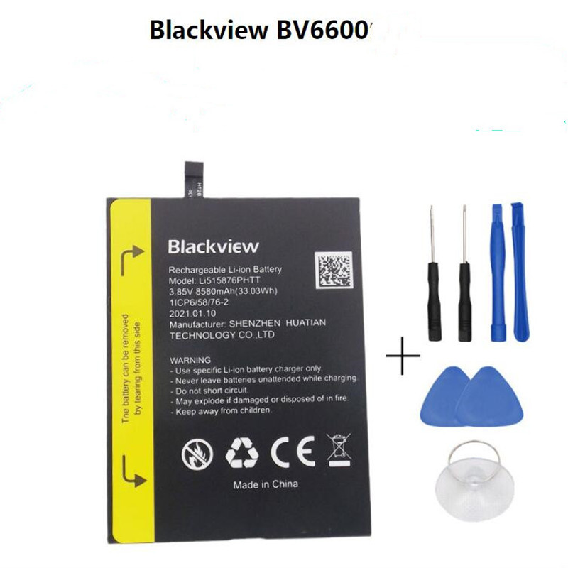 Mobile phone battery for Blackview BV6600 pro battery 8050mAh Long standby time High capacity for Bl