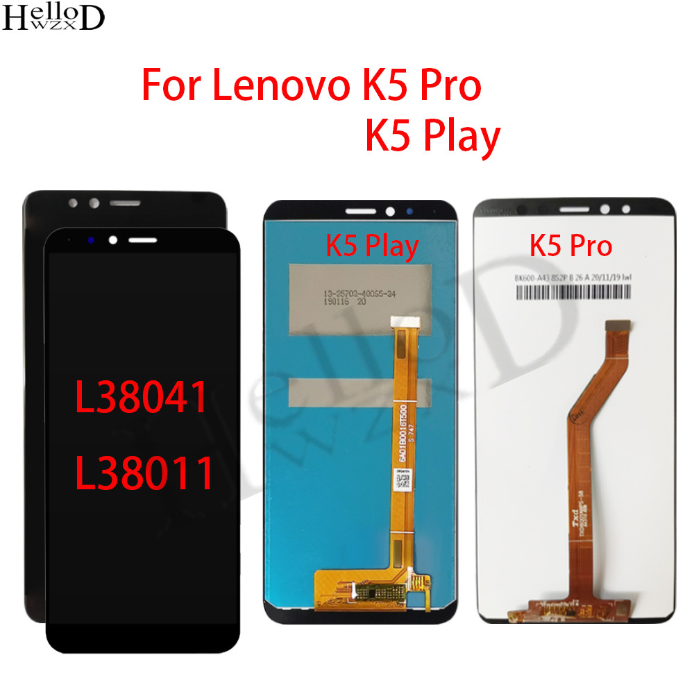 LCD Display For Lenovo K5 Play L38011 / K5 Pro L38041 LCD Display Touch Screen Sensor Digitier Assem