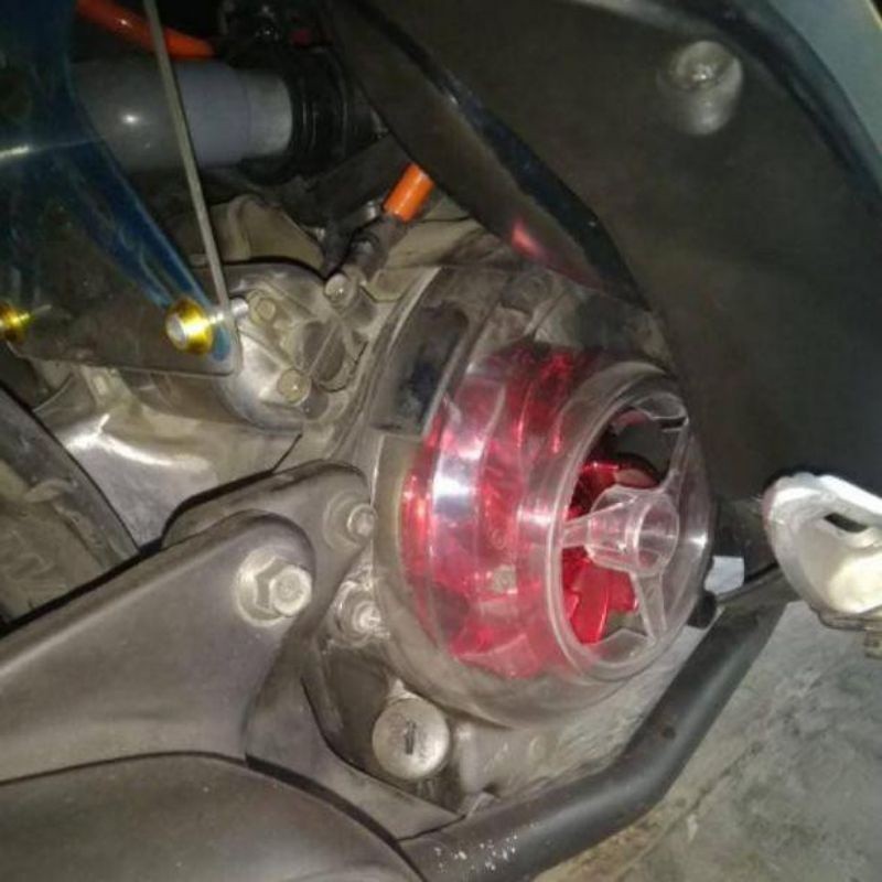 Cover Tutup Kipas Bening Transparan Set MIO SPORTY - SMILE - SOUL NOUVO FINO KARBU