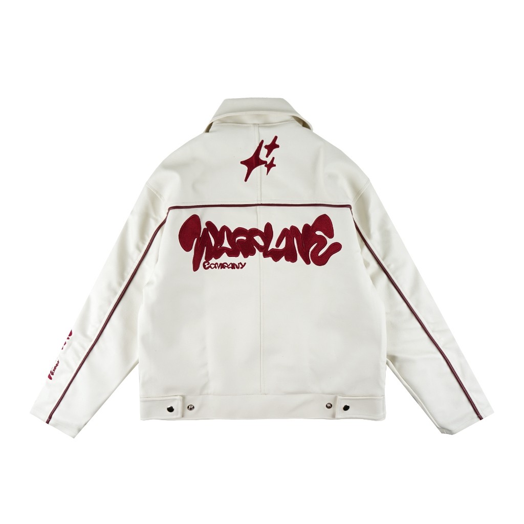 TERBARU WP COMPANY - SLIDE BOXY LEATHER JACKET