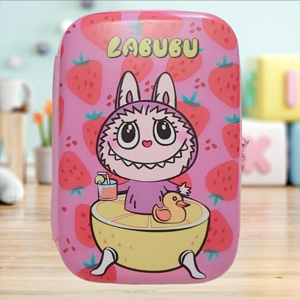 

Tempat Kotak Pensil Pulpen 3D Timbul EVA 22CM Anak Sekolah / Pencil Case Waterproof Jumbo Besar Smiggle Laki-laki Perempuan Labubu Sanrio Kuromi Cinnamon Roll Lotso
