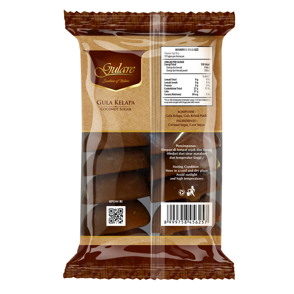 

GULARE GULA KELAPA BATOK 400GR