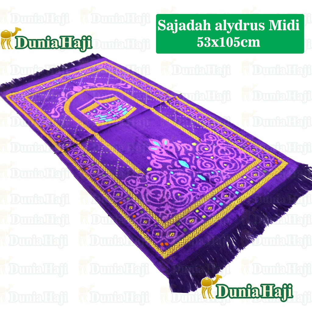 

SAJADAH BULU ALYDRUS MIDI TURKI TURKEY TURKY TURKIYE UKURAN 53*105 CM MURAH TEBAL TERMURAH /PCS