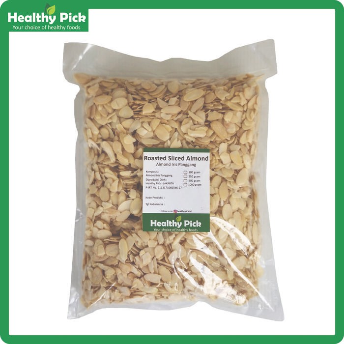 

Roasted Slice Almond Premium 1 Kg Terlaris