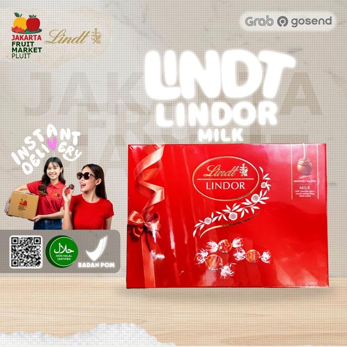 

(COKELAT) LINDT LINDOR MILK GIFT BOX 168G Terlaris