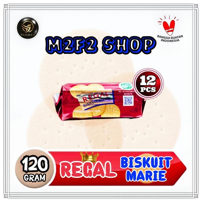 

Biskuit Marie Regal Original Roll - 120 gr (Harga 12 Pcs) Terlaris