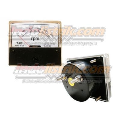 TERLARIS Tachometer / RPM Meter 0 - 2500 RPM- 1mA 10V DC Analog TAB ORIGINAL