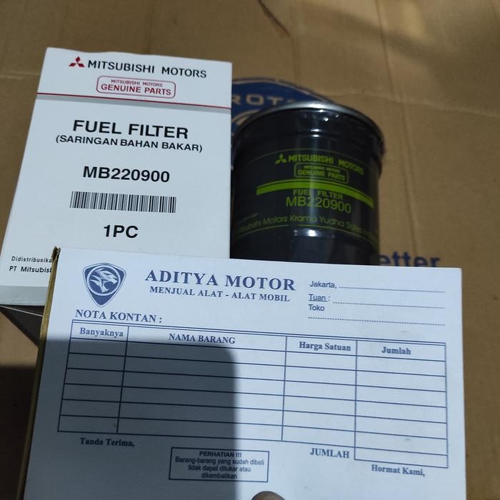 Filter Solar Kuda L300 Diesel Solar Original Resmi Mitsubishi Ktb 100% Kode 054