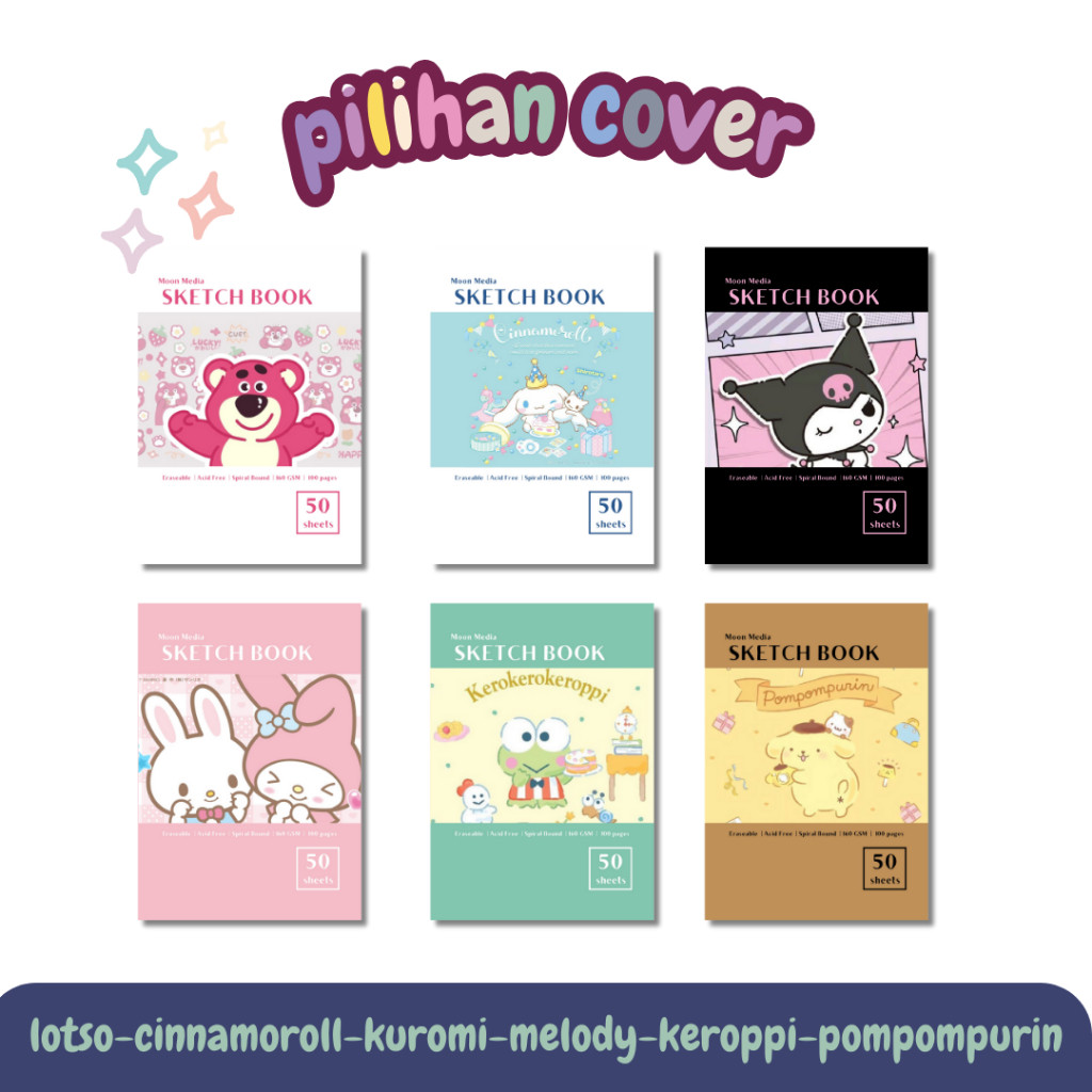 

[READY] Tebal 160 Gsm Sketchbook A4 Sketchbook A5 Buku Gambar Vertikal Jilid Spiral Aesthetic Buku
