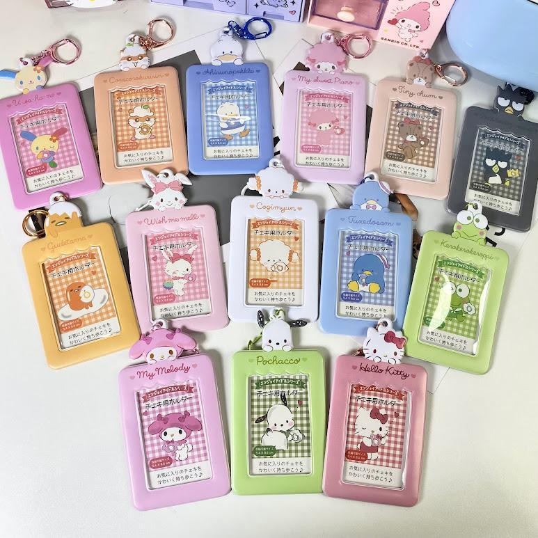 

JH8 ID Card Photo Case Sanrio Hello Kitty Cinnamoroll My Melody Kuromi Marumofubiyori Cogimyun