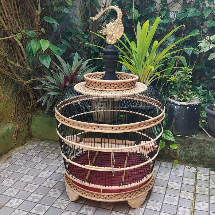 Amour Petshop Sangkar Puter Tekukur Rajut Mashio Naga Jawa