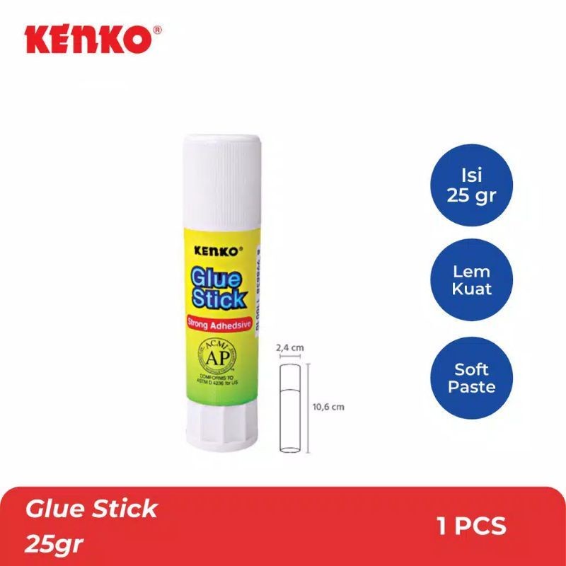

JH8 Glue Stick / Lem Stick Kenko 25gr (1pak/12pcs)