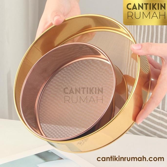 Saringan Plastik Stainless Mpasi Besar Panci Kukus Multifungsi U9V5 Santan Gorengan Teh Penggorengan