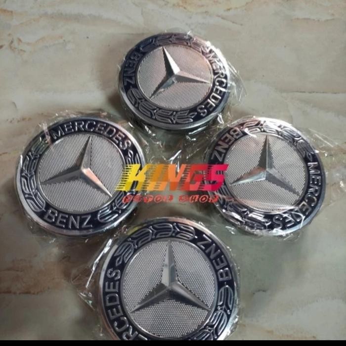 DOP CENTER VELG MERCY MODEL CLASSIC BLUE DOP VELG MERCEDES BENZ PADI TERLARIS