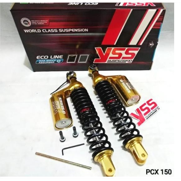 SHOCKBREAKER YSS G PLUS 4G GOLD SERIES 350MM HONDA PCX 150 PCX 160 TERMURAH