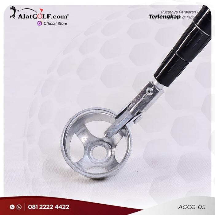 (Expert) Golf Ball Picker Stick - Alat Bantu Pengambil Bola