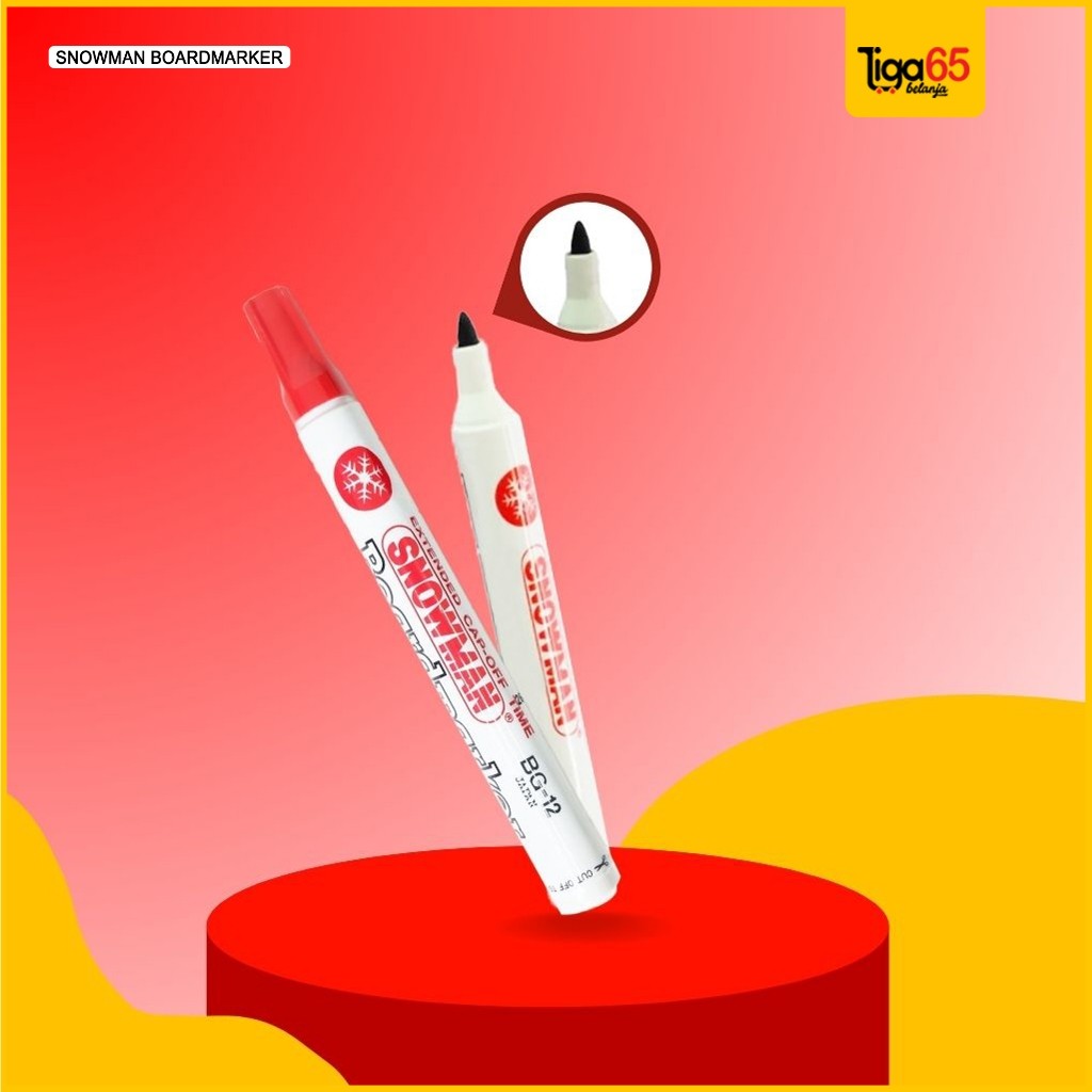 

Spidol Whiteboard (1 PCS) / Spidol Papan Tulis / Spidol Warna Merah Bg-12