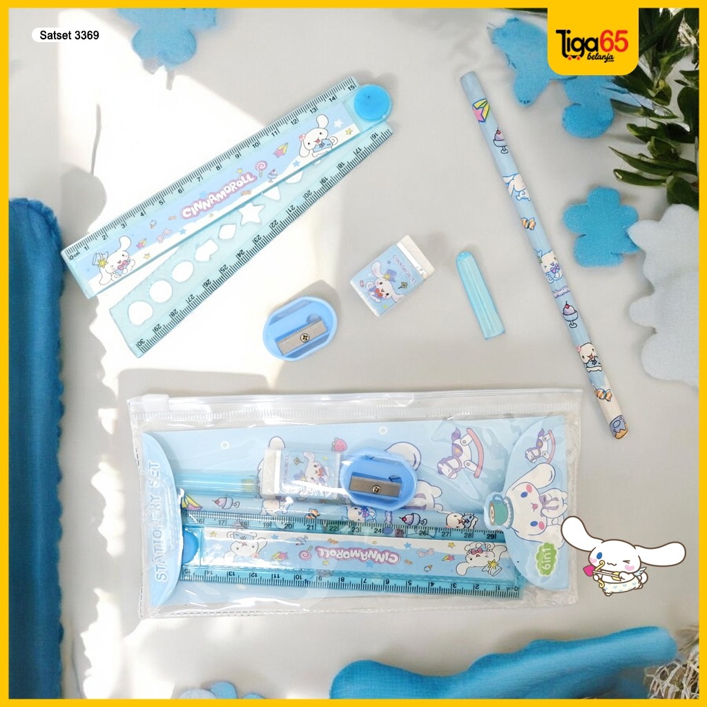 

Pensil Set / Paket Alat Tulis Cinnamoroll / Stationery Set Souvenir Ulang Tahun 3369