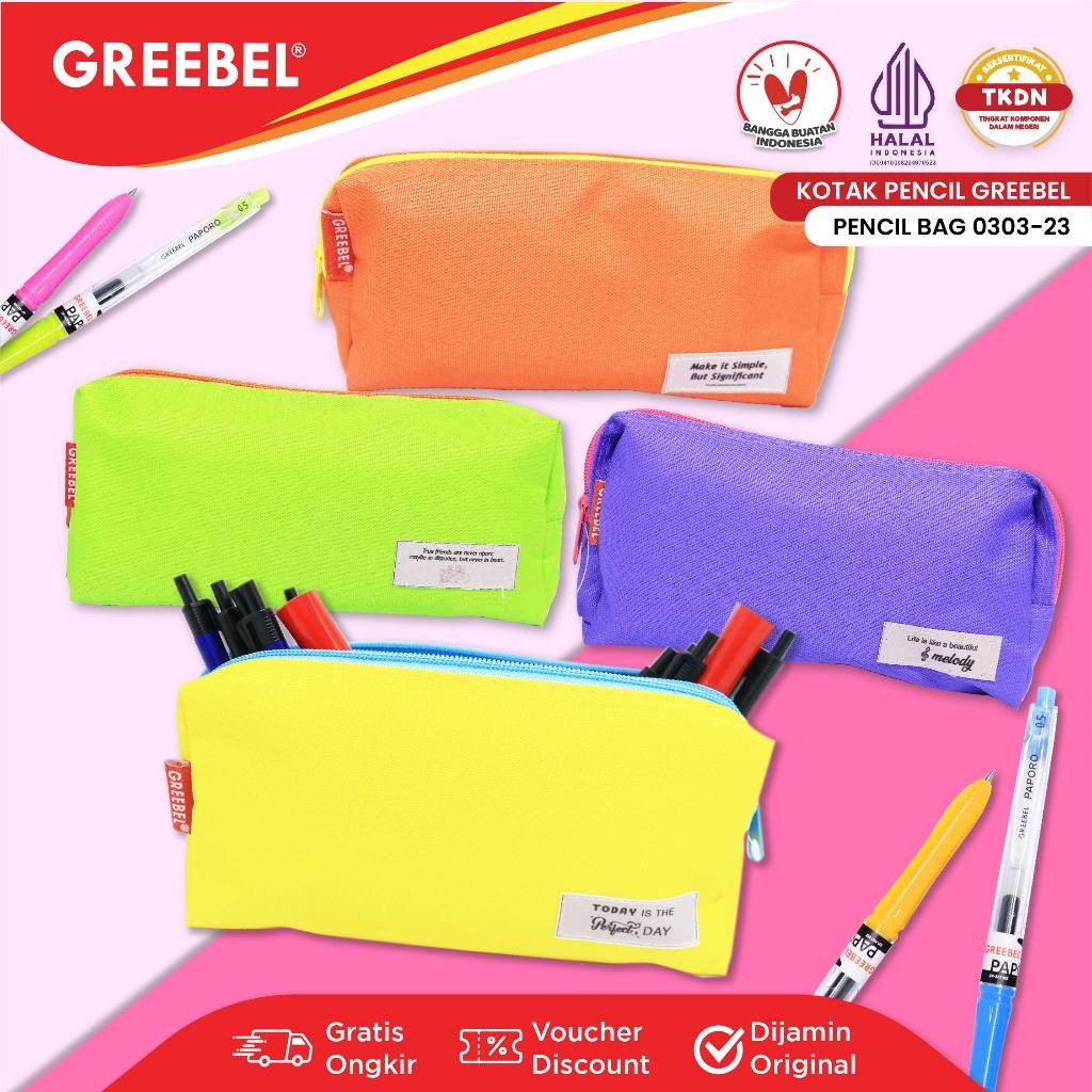 

GREEBEL Tempat Pensil Pencil Bag / Kotak Pensil 0303-23